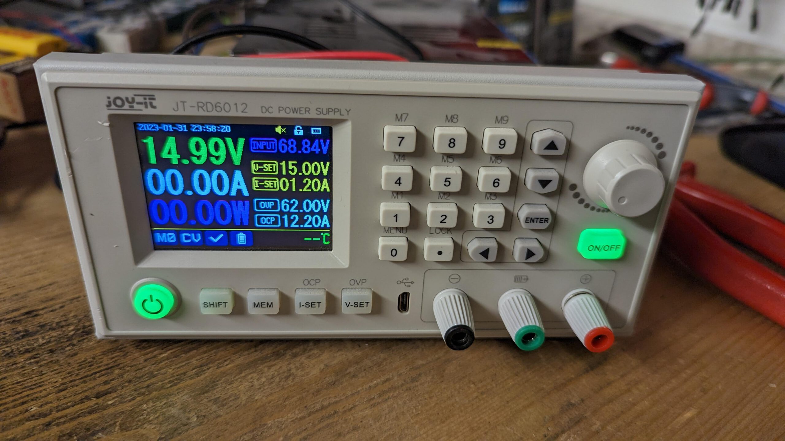 Smart Home Controlled Joy-IT Lab Power Supply